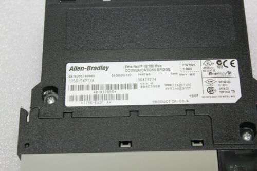 Allen Bradley Controllogix Ethernet/IP PLC Module 1756-EN2T/A