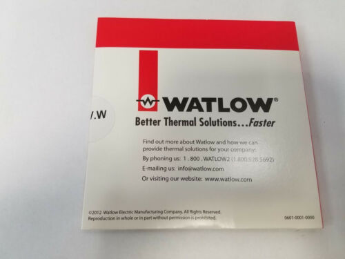 Watlow Controller Support Tools Cd-rom rev v.w