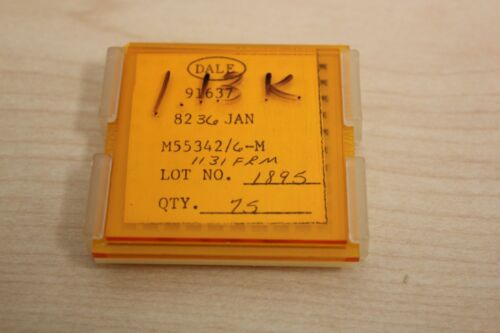75 New Vishay/Dale Mil Spec Chip Resistors JAN M55342 1.13K