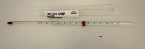Fisher Red Spirit Thermometer no roll -20 to 110℃ S41574M