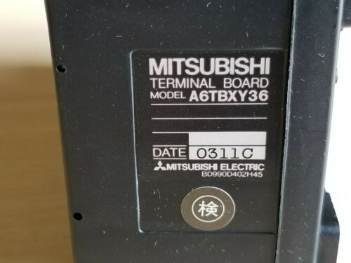 Mitsubishi PLC Sink Input/Output Type Terminal Board Module A6TBXY36