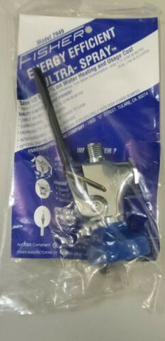 New Fisher PreRinse Long Squeeze Lever Ultra Spray Valve 1.15GPM 2949 Restaurant