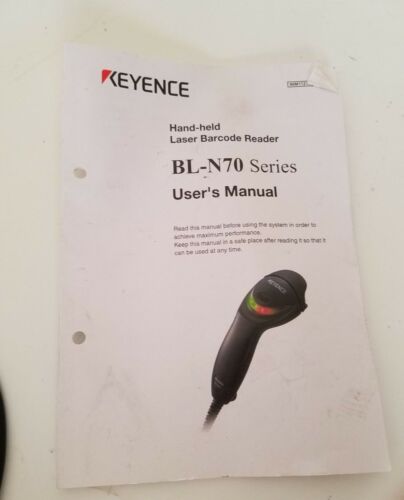 Keyence Laser barcode Reader, BL-N70 ,