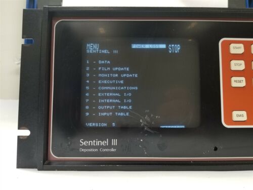 Leybold Sentinel Iii 3 Deposition Controller Inficon 753-002-g2 With Modules