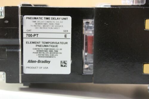 Allen Bradley Pneumatic Time Delay Unit 700-PT Ser E