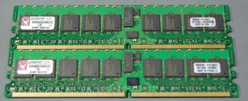 KINGSTON RAM MEMORY PC2-3200 4GB(2X2GB) REGISTERED ECC CL3 240PIN DDR2 S17-1-34A