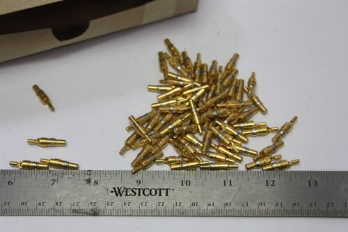 Lot of 28 Itt Gold D-sub Coax Pin/contact Connector Dm53740-31