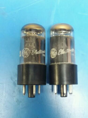 GE vacuum tubes 5AR4 /GZ34 matching Pair General Electric