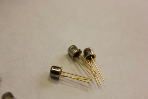 5 Motorola 2N4856 Gold Lead Transistors