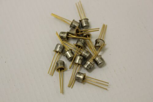 Lot of 15 Motorola 2N4013 Transistors Gold