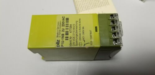 New Pilz Voltage Monitoring Safety Relay P1U-1NB 2U 230VAC 477064