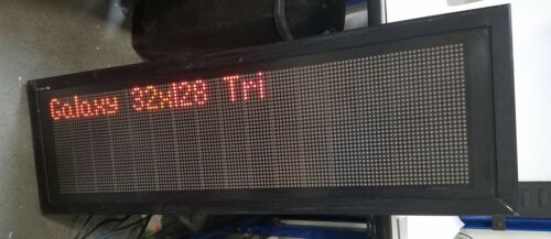 Daktronics Galaxy 32x128 Led Matrix Display 7.6mm Red/green/amber Rs422