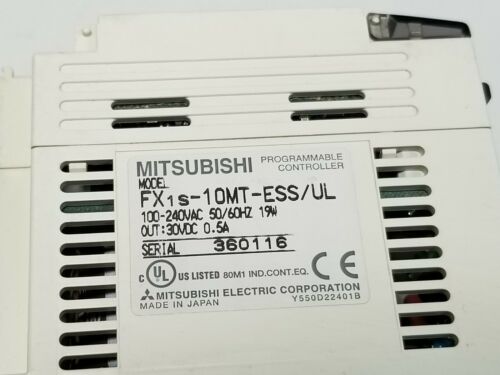 Mitsubishi Melsec PLC Programmable Controller FX1s-10MT-ESS/UL