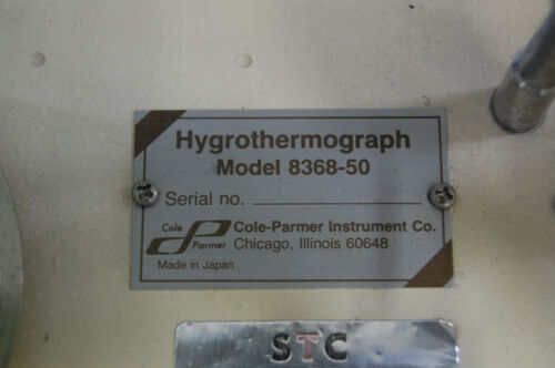Cole Parmer Hygrothermograph 8368-50