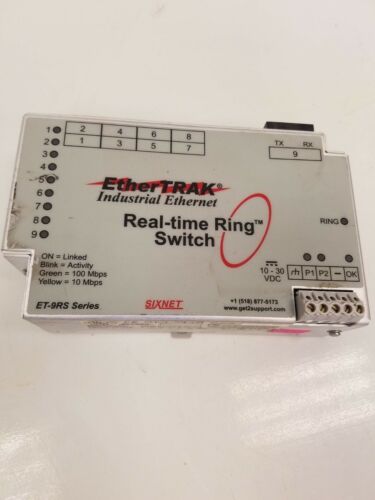 EtherTrak ET-9RS-2SC-E0 , ETHERNET real time ring switch, sixnet