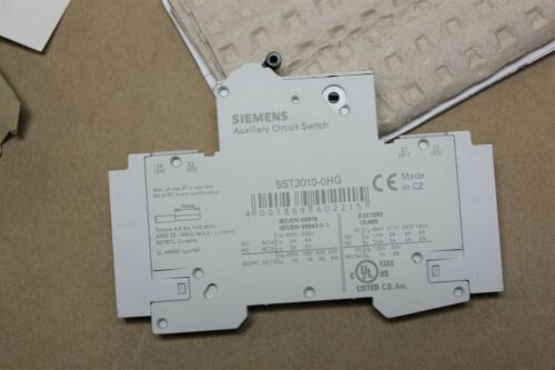 NEW SIEMENS AUXILIARY CIRCUIT SWITCH 5ST3 010-0HG