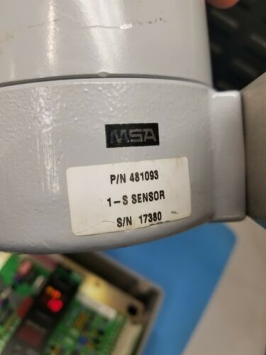 MSA Model 5100 Gas Monitor + 481093 Oxygen O2 Sensor