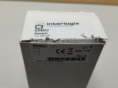New Interlogix 40ft PIR Sensor 6540U