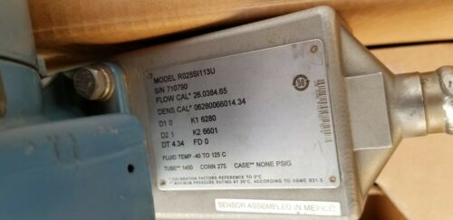 Micro Motion Mass Flow Sensor and Transmitter R025SI113NU & IFT9703IC6N3U