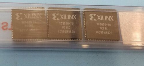 (3) XILINX PROGRAMMABLE LOGIC IC PLCC 68 PIN SOCKET FIELD GATE XC3020-70