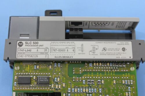 Allen Bradley SLC-500 1747-L542 A FRN 4 CPU Processor