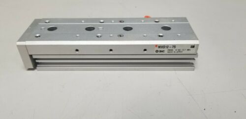 SMC Dual Rod Guided Pneumatic Linear Slide Table Actuator MXS12-75