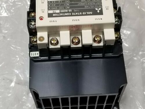 New Unused Mitsubishi Solid State Contactor US-K40SS TE AC100-240V 40A DC 12-24V