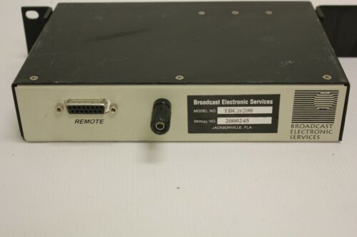 Broadcast Electronic Services TBC TBC/r200 phase Time Base Corrector Remote