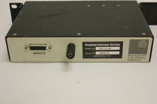 Broadcast Electronic Services TBC TBC/r200 phase Time Base Corrector Remote