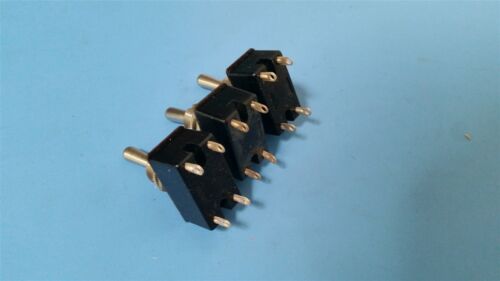 3 UNUSED VINTAGE ARROW-HART ON/OFF TOGGLE SWITCH 3A 250V 4POLE