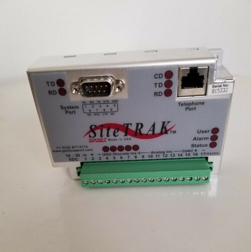 SITETRAK SIXNET Telephone port SR-4160-1T-1