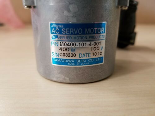New Applied Motion Tamagawa AC Servo Motor M0400-101-4-001 400W 100V