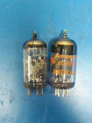 Amperex vacuum tubes 6DJ8/ECC88 lot of 2