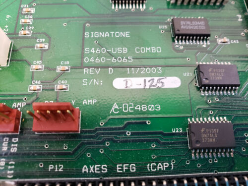 Signatone S460-Usb Combo 0460-6065 Rev D Probe Station Control Board