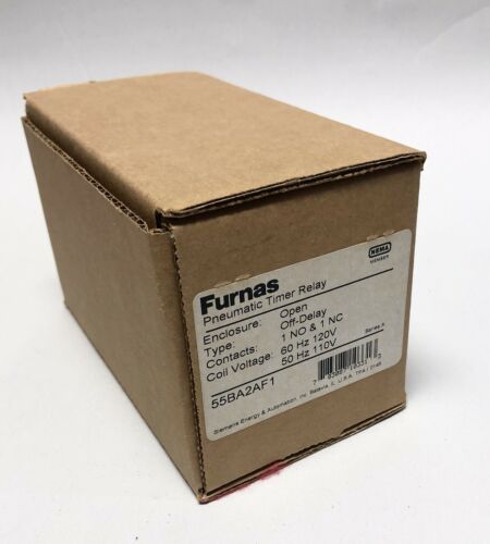New Furnas Pneumatic Timer Relay 55BA2AF1 120 V