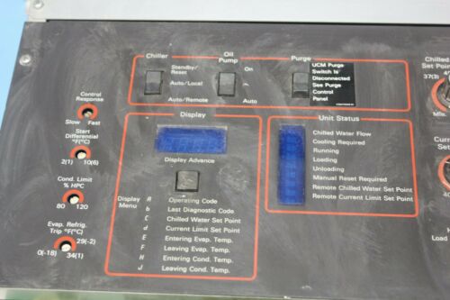 Trane X13650309-06 Chiller Control Panel & Modules X13650344-01 & X13650307-01