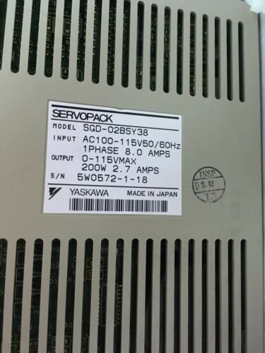 Yaskawa Servopack SGD-02BS SGD-02BSY238 Servo Amplifier Module Drive