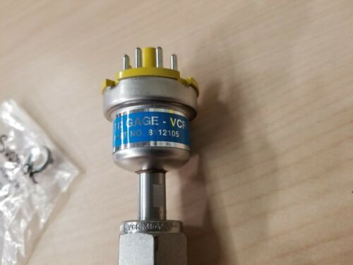 CTI Cryogenics Thermocouple TC Gage-VCR 8112105 8 Pin Vacuum & Swagelok Gasket