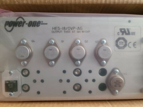 NEW POWER ONE 5VDC 18A AUTOMATION POWER SUPPLY HE5-18/OVP-AG