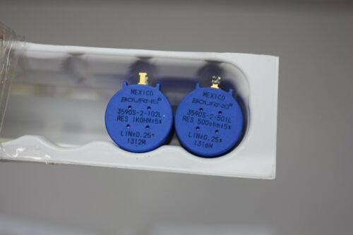Bourns Potentiometer 3590S-6-102L + 3590S-2-102L 3590S-2-501L Lot 7