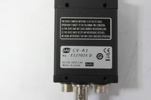 IAI Cv-A1 CCD Camera W/ MML1-HR110D Lens MCEP-CR8-070 Spot Light