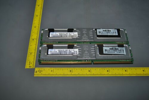 4GB (2X2GB) PC2-5300 DDR2 ECC REGISTERED MEMORY/RAM SAMSUNG /HP (S7-6-24C)
