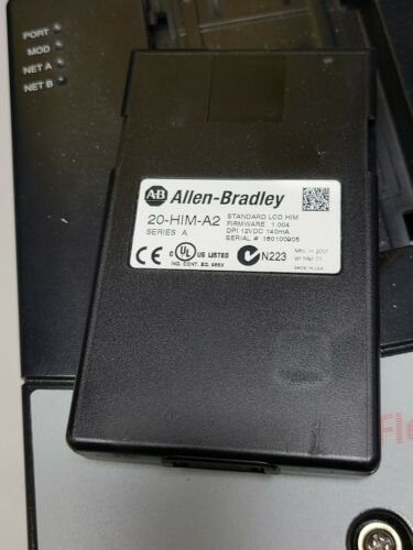 Allen Bradley Powerflex 70 5hp Ac Drive 20AD8P0A0NYYANNN /A W/KEYPAD & 20-COMM-D