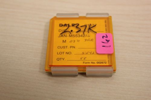 58 New Vishay/Dale Mil Spec Chip Resistors JAN M55342 2.37K