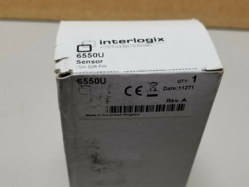 New Interlogix 50ft PIR Sensor 6550U