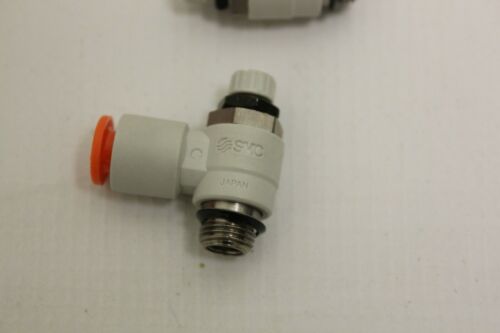 2 New SMC AS2211F Speed Control Valve