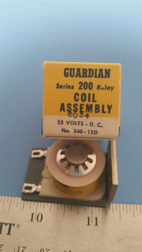 GUARDIAN RELAY COIL ASSEMBLY 200 SERIES 12VDC 200-12D