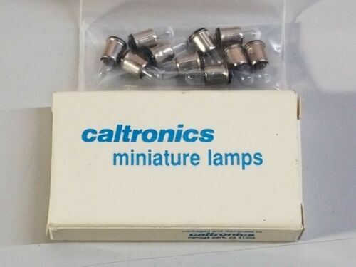 Lot of 10 New Caltronics Miniature Lamps 387