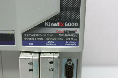 Allen Bradley Kinetix 6000 GuardMotion Power Supply Servo Drive 2094-BC07-M05-S