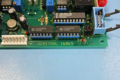 Unused Semitool Pump Interface Board 16869
